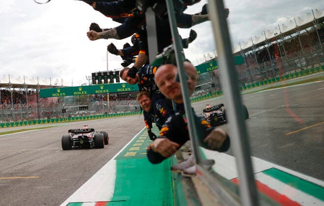 1 Max Verstappen NLD, Oracle Red Bull Racing , F1 Grand Prix of Emilia Romagna at Autodromo Enzo e Dino Ferrari on April 24, 2022 in Imola, Italy Photo by HOCH ZWEI Imola Italy