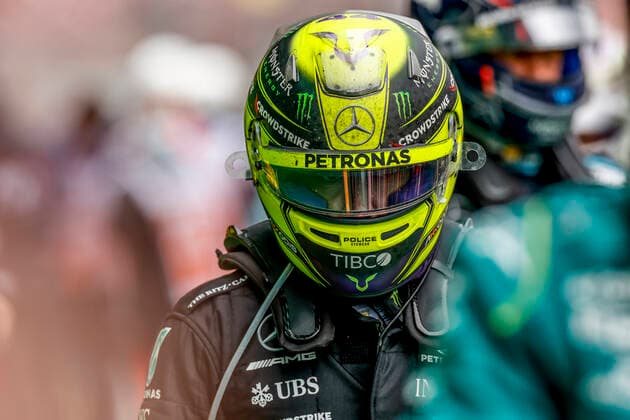 44 Lewis Hamilton GBR, Mercedes AMG Petronas F1 Team , F1 Grand Prix of Emilia Romagna at Autodromo Enzo e Dino Ferrari on April 24, 2022 in Imola, Italy Photo by HOCH ZWEI Imola Italy