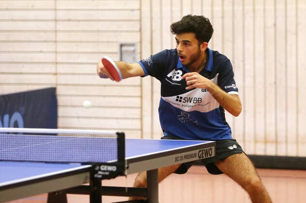 BAU 24 4 2022 Bietigheim Table Tennis TTC Bietigheim Bissingen vs FSV Mainz 05 II, Tal Israeli Bietigheim