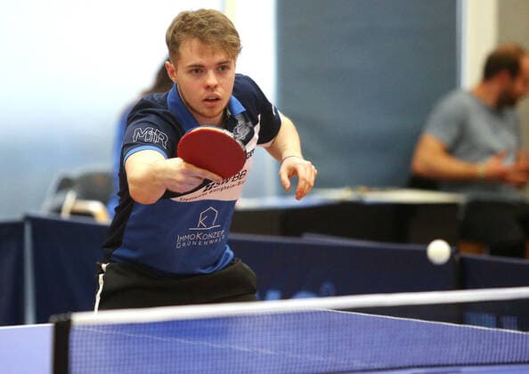 BAU 24 4 2022 Bietigheim Table Tennis TTC Bietigheim Bissingen vs FSV Mainz 05 II, Oskar Pukk Bietigheim