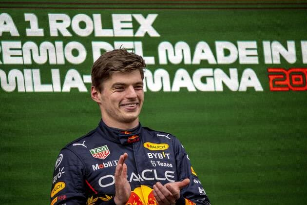 Imola - 24-04-2022, Imola Circuit, Max Verstappen at the Formula 1 Emilia Romagna Grand Prix. Formula 1 Emilia Romagna Grand Prix Sunday  x16295271x Copyright: