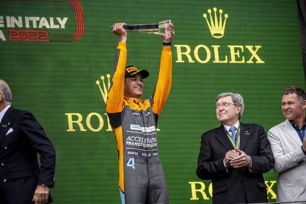 Imola - 24-04-2022, Imola Circuit, Lando Norris at the Formula 1 Emilia Romagna Grand Prix. Formula 1 Emilia Romagna Grand Prix Sunday  x16295336x Copyright: