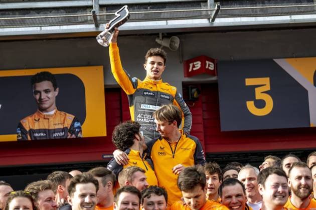 Sport Bilder des Tages Imola - 24-04-2022, Imola Circuit, Lando Norris at the Formula 1 Emilia Romagna Grand Prix. Formula 1 Emilia Romagna Grand Prix Sunday  x16295366x Copyright: