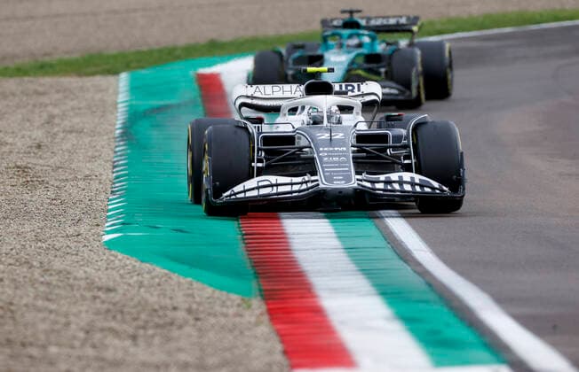 22 Yuki Tsunoda JPN, Scuderia AlphaTauri , F1 Grand Prix of Emilia Romagna at Autodromo Enzo e Dino Ferrari on April 24, 2022 in Imola, Italy Photo by HOCH ZWEI Imola Italy