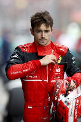 LECLERC Charles (mco), Scuderia Ferrari F1-75, portrait during the Formula 1 Grand Premio del Made in Italy e dell Emilia-Romagna 2022, 4th round of the 2022 FIA Formula One World Championship, WM, Weltmeisterschaft on the Imola Circuit, from April 22 to 24, 2022 in Imola, Italy - F1 - EMILIA ROMAGNA GRAND PRIX 2022 - Race DPPI Panoramic  F12022GP04ITA_JK312143