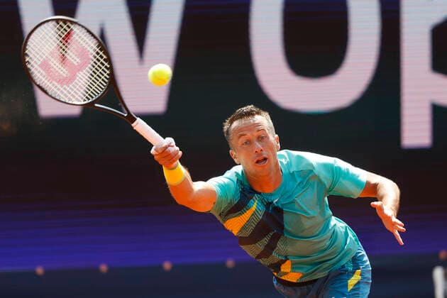 Philipp Kohlschreiber GER Tennis BMW Open 2022 ATP MTTC Iphitos Munich Germany 25 April 2022 Copyright: xJuergenxHasenkopfx