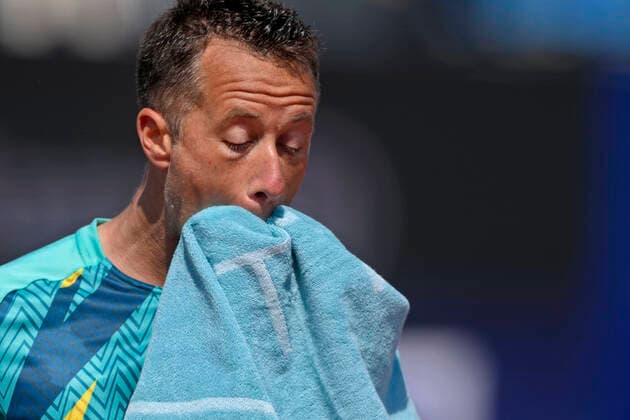 25 04 2022, Tennis Men ATP Tour, BMW Open Munich at the Iphitos Tennis Center, Sixteenth finals, Philipp Kohlschreiber in action