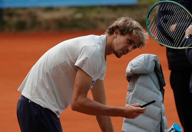 25 04 2022, BMW Open, MTTC Iphitos Munich, Tennis Sport, in picture Alexander Zverev GER