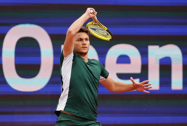 25 04 2022, BMW Open, MTTC Iphitos Munich, Tennis Sport, in picture Miomir Kecmanovic SRB