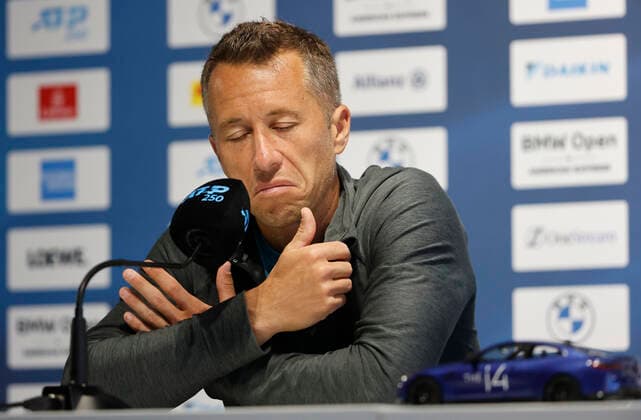 25 04 2022, BMW Open, MTTC Iphitos Munich, Tennis Sport, in picture PK with Philipp Kohlschreiber GER