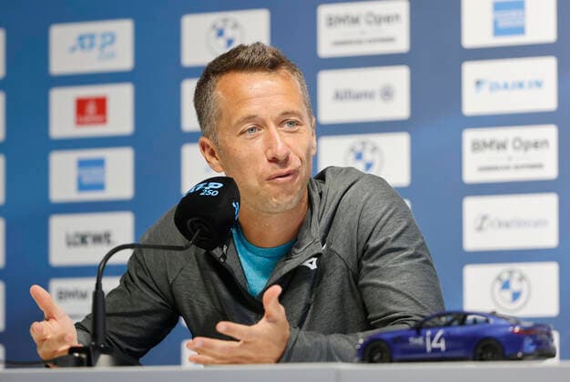 25 04 2022, BMW Open, MTTC Iphitos Munich, Tennis Sport, in picture PK with Philipp Kohlschreiber GER
