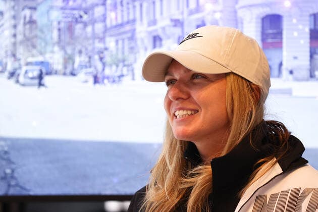 April 26, 2022, MADRID, MADRID, SPAIN: Simona Halep of Romania is seen during the WTA, Tennis Damen match draw during the Mutua Madrid Open 2022 celebrated at La Caja Magica on April 26, 2022, in Madrid, Spain. MADRID SPAIN - ZUMAa181 20220426_zaa_a181_038 Copyright: xOscarxJ.xBarrosox