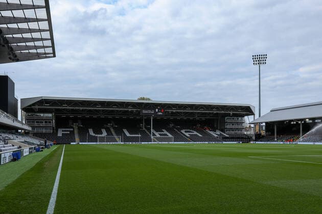 26th April 2022: Craven Cottage, Fulham, London, England; EFL Championship football, Fulham versus Nottingham Forest; General view inside of Craven Cottage - Hammersmith End  ActionPlus12383485 KatiexChan