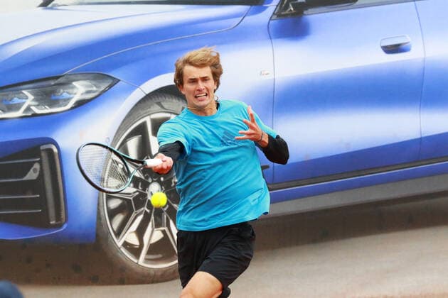 Alexander Zverev during practice Tennis BMW Open by American Express 2022 26 04 2022 PHOTO Mladen Lackovic LakoPress