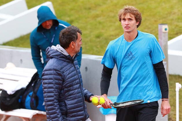 Alexander Zverev and his coach Sergi Bruguera Tennis BMW Open by American Express 2022 26 04 2022 PHOTO Mladen Lackovic LakoPress