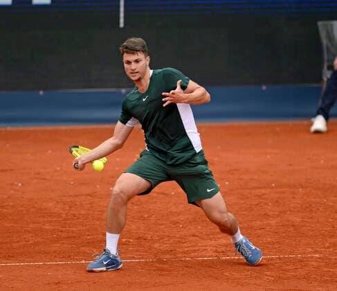 27 04 2022, Tennis Men ATP Tour, BMW Open Munich 2022 at Iphitos Tennis Center, Miomir Kecmanovic Serbia