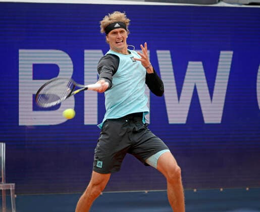 27 04 2022, Tennis Men ATP Tour, BMW Open Munich 2022 at Iphitos Tennis Center, Alexander Zverev GER in action