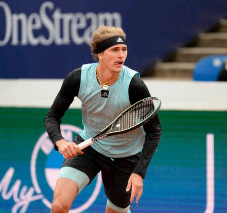 27 04 2022, Tennis Men ATP Tour, BMW Open Munich 2022 at Iphitos Tennis Center, Alexander Zverev GER in action