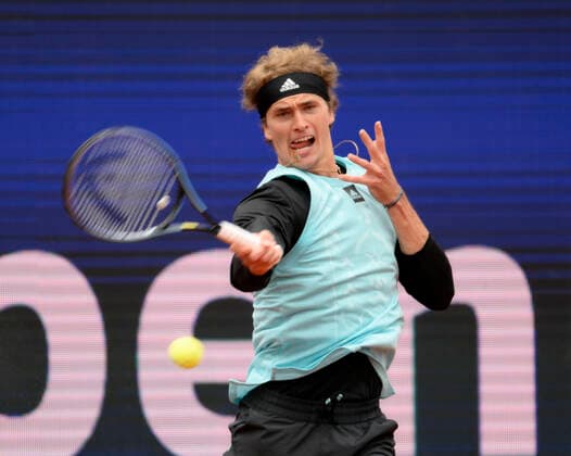 27 04 2022, Tennis Men ATP Tour, BMW Open Munich 2022 at Iphitos Tennis Center, Alexander Zverev GER plays his first round match on center court