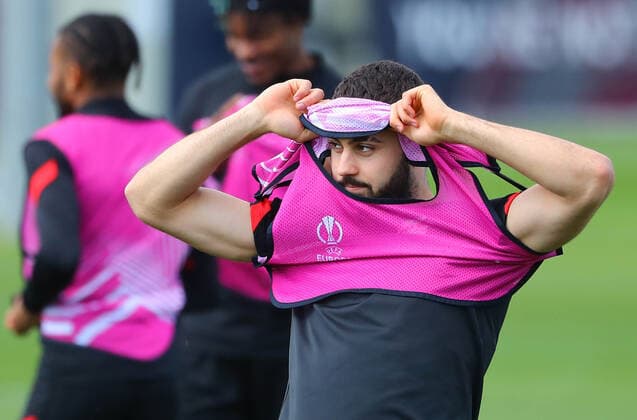 Europa League RB Leipzig training 27 04 2022 Leipzig, 27 04 2022, RB training center, Europa League, semifinals , RB Leipzig final training the day before RBL v Glasgow Rangers , Pictured Josko Gvardiol 32, RB Leipzig , Picture Point
