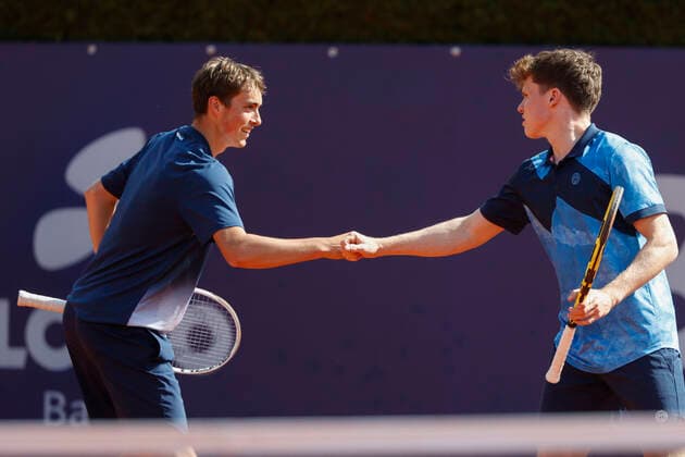 Philip Florig and Maximilian Homberg, Mens Doubles Tennis BMW Open 2022 ATP MTTC Iphitos Munich Germany 27 April 2022 Copyright: xJuergenxHasenkopfx