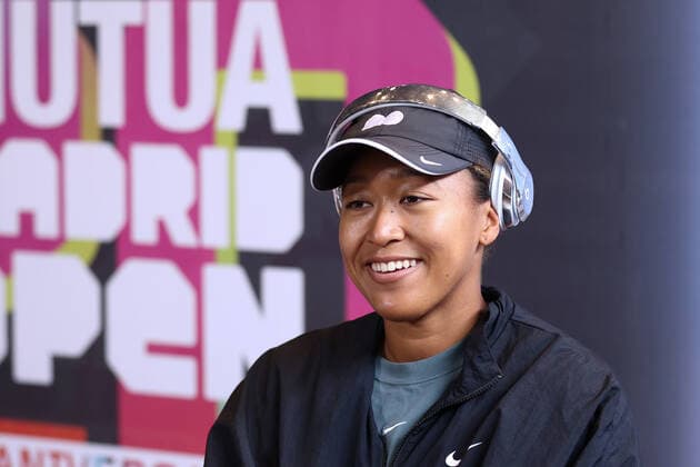 April 27, 2022, MADRID, MADRID, SPAIN: Naomi Osaka of Japan attends during the Media Day of WTA, Tennis Damen during the Mutua Madrid Open 2022 celebrated at La Caja Magica on April 27, 2022, in Madrid, Spain. MADRID SPAIN - ZUMAa181 20220427_zaa_a181_035 Copyright: xOscarxJ.xBarrosox