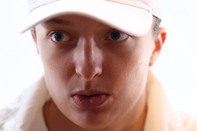 April 27, 2022, MADRID, MADRID, SPAIN: Iga Swiatek of Poland attends during the Media Day of WTA, Tennis Damen during the Mutua Madrid Open 2022 celebrated at La Caja Magica on April 27, 2022, in Madrid, Spain. MADRID SPAIN - ZUMAa181 20220427_zaa_a181_038 Copyright: xOscarxJ.xBarrosox