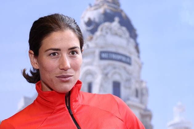 April 27, 2022, MADRID, MADRID, SPAIN: Garbine Muguruza of Spain attends during the Media Day of WTA, Tennis Damen during the Mutua Madrid Open 2022 celebrated at La Caja Magica on April 27, 2022, in Madrid, Spain. MADRID SPAIN - ZUMAa181 20220427_zaa_a181_067 Copyright: xOscarxJ.xBarrosox