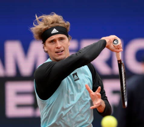 27 04 2022, Tennis Men ATP Tour, BMW Open Munich 2022 at Iphitos Tennis Center, Alexander Zverev GER plays his first round match on center court