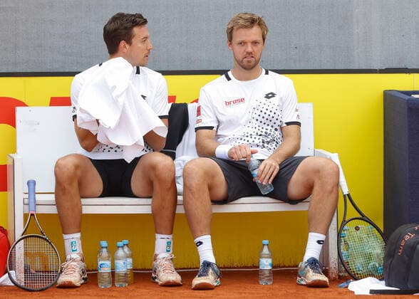 Kevin Krawietz and Andreas Mies, Mens Doubles Tennis BMW Open 2022 ATP MTTC Iphitos Munich Germany April 27, 2022 Copyright: xJuergenxHasenkopfx