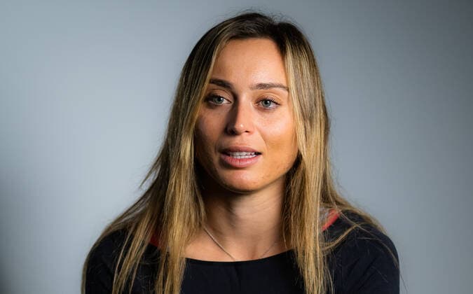 April 27, 2022, MADRID, MADRID, SPAIN: Paula Badosa of Spain talks to the media ahead of the 2022 Mutua Madrid Open WTA, Tennis Damen 1000 tennis tournament MADRID SPAIN - ZUMAa181 20220427_zaa_a181_180 Copyright: xRobxPrangex