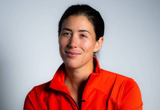 April 27, 2022, MADRID, MADRID, SPAIN: Garbine Muguruza of Spain talks to the media ahead of the 2022 Mutua Madrid Open WTA, Tennis Damen 1000 tennis tournament MADRID SPAIN - ZUMAa181 20220427_zaa_a181_187 Copyright: xRobxPrangex
