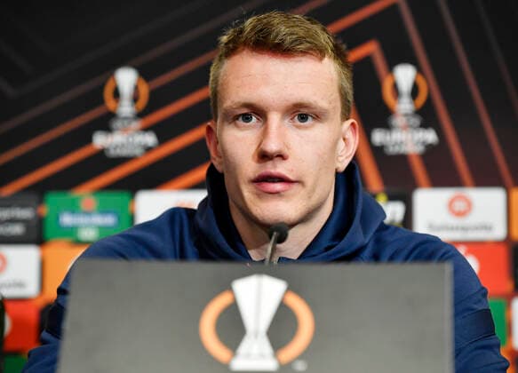 Football, EL, Press conference RB Leipzig - Glasgow Rangers