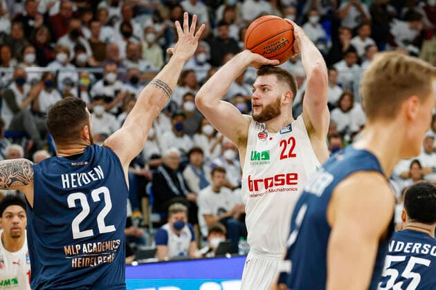 Basketball, BBL, MLP Academics Heidelberg - Brose Bamberg