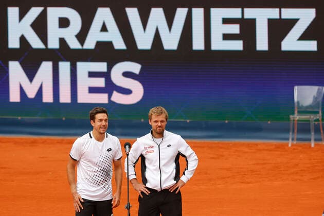 Tennis, Successful doubles Kevin Krawietz and Andreas Mies split up, archive pictures