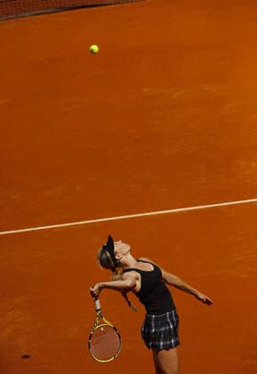 Mandatory Credit: Photo by Ella Ling Shutterstock (12915013g) Danielle Collins of USA in action Mutua Madrid Open, Tennis, La Caja Magica, Madrid, Spain - 01 May 2022 Mutua Madrid Open, Tennis, La Caja Magica, Madrid, Spain - 01 May 2022  Copyright: xEllaxLing Shutterstockx 12915013g