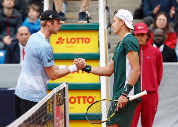 Tennis, ATP Tournament Munich, Holger Rune - Botic van de Zandschulp