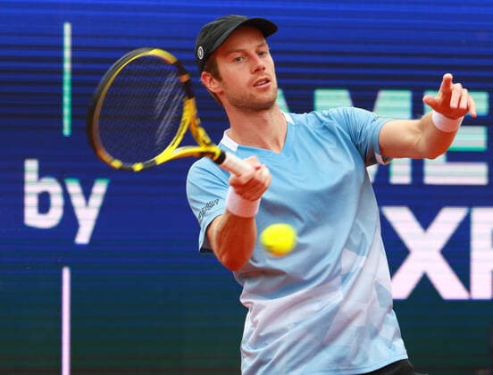 Botic van de Zandschulp, on the ball Holger Rune DEN and Botic van de Zandschulp NED ATP Singles Final, final, individual, Tennis BMW Open by American Express 2022 01 05 2022 PHOTO Mladen Lackovic LakoPress