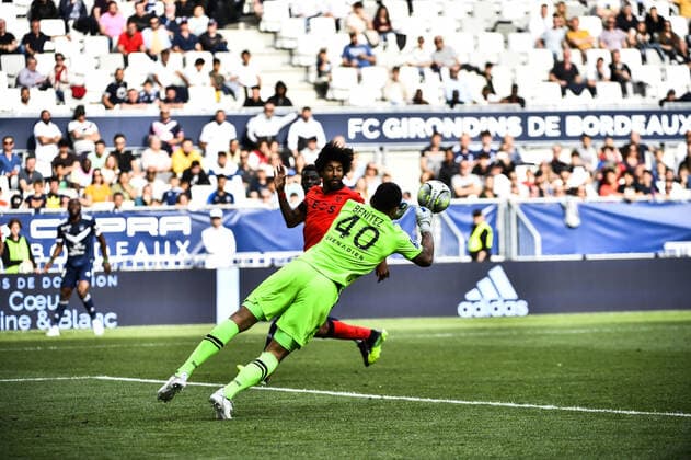 Walter Benitez (ogc) FOOTBALL : Bordeaux vs Nice - 35eme Journee de L1 Ubereats - Bordeaux - 01 05 2022 ThierryBreton Panoramic 