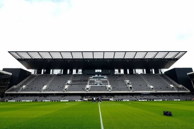 Mandatory Credit: Photo by Dave Shopland Shutterstock (12917138g) Craven Cottage before Fulham vs Luton Fulham v Luton Town, EFL Sky Bet Championship, Football, Craven Cottage, London, UK - 02 May 2022 EDITORIAL USE ONLY No use with unauthorised audio, video, data, fixture lists, club league logos or live services. Online in-match use limited to 120 images, no video emulation. No use in betting, games or single club league player publications. Fulham v Luton Town, EFL Sky Bet Championship, Football, Craven Cottage, London, UK - 02 May 2022 EDITORIAL USE ONLY No use with unauthorised audio, video, data, fixture lists, club league logos or live services. Online in-match use limited to 120 images, no video emulation. No use in betting, games or single club league player publications.  Copyright: xDavexShopland Shutterstockx 12917138g