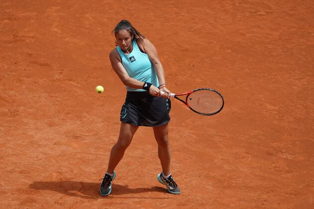 Mutua Madrid Open - Day Six Daria Kasatkina of Russia in action against Sara Sorribes Tormo of Spain in her third round match on Day 6 of the Mutua Madrid Open at La Caja Magica on May 03, 2022 in Madrid, Spain Madrid Spain  Copyright: xOscarxGonzalezx originalFilename:gonzalez-notitle220503_npNxG.jpg