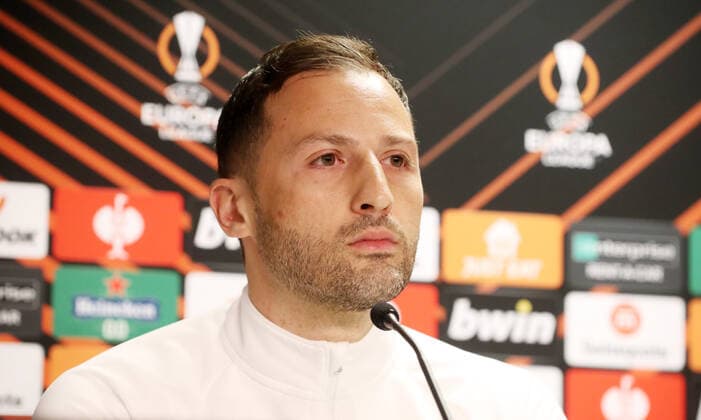 Football, EL, RB Leipzig, Press conference