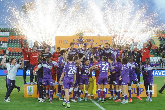 Photo Claudio Martinelli LaPresse May 4th, 2022 Venice, Italy soccer A.C.F. Fiorentina - Atalanta B.C. - Primavera TimVision Cup Final 2021 2022 - & x201c;P.L. Penzo& x201d; stadium. In the pic:  Copyright: xClaudioxMartinelli LaPressex
