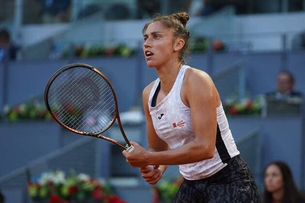 Sara Sorribes SPA vs Jessica Pegula US during the Madrid open tennis tournament, May 4, 2022 Cordon Press Cordon Press