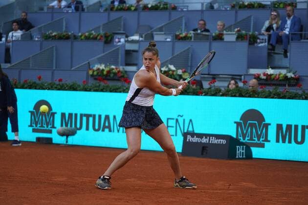 Sara Sorribes SPA vs Jessica Pegula US during the Madrid open tennis tournament, May 4, 2022 Cordon Press Cordon Press