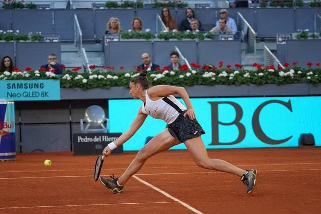 Sara Sorribes SPA vs Jessica Pegula US during the Madrid open tennis tournament, May 4, 2022 Cordon Press Cordon Press