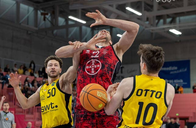 Basketball, 2. BL, ProA, Tigers Tübingen - Bayer Giants Leverkusen