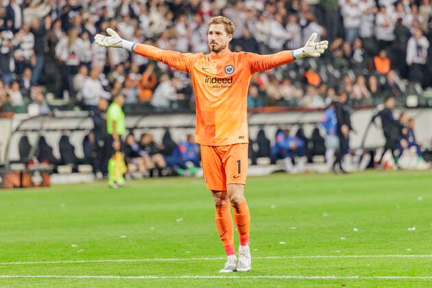 UEFA Europa League, Eintracht Frankfurt vs West Ham United, Deutsche Bank Park, Frankfurt, 05 05 2022 Kevin Trapp Eintracht Frankfurt 1 , Eintracht Frankfurt vs West Ham United, Frankfurt, Deutsche Bank Park, 5 5 2022 Copyright: xBEAUTIFULxSPORTS Gawlikx