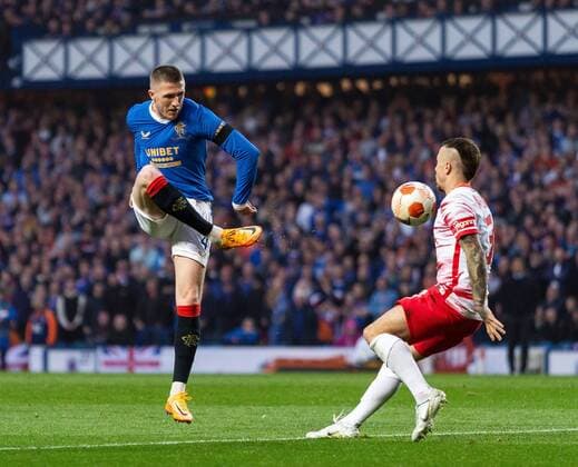 Mandatory Credit: Photo by Luke Nickerson Rangers FC Shutterstock (12926015v) Rangers Midfielder John Lundstram Rangers v RB Leipzig, UEFA Europa League, Semi Final, Second Leg, Football, Ibrox Stadium, Glasgow, UK - 05 May 2022 EDITORIAL USE ONLY No use with unauthorised audio, video, data, fixture lists, club league logos or live services. Online in-match use limited to 120 images, no video emulation. No use in betting, games or single club league player publications. Rangers v RB Leipzig, UEFA Europa League, Semi Final, Second Leg, Football, Ibrox Stadium, Glasgow, UK - 05 May 2022 EDITORIAL USE ONLY No use with unauthorised audio, video, data, fixture lists, club league logos or live services. Online in-match use limited to 120 images, no video emulation. No use in betting, games or single club league player publications.  Copyright: xLukexNickerson RangersxFC Shutterstockx 12926015v