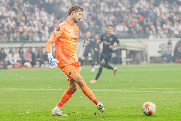 UEFA Europa League, Eintracht Frankfurt vs West Ham United, Deutsche Bank Park, Frankfurt, 05 05 2022 Kevin Trapp Eintracht Frankfurt 1 , Eintracht Frankfurt vs West Ham United, Frankfurt, Deutsche Bank Park, 5 5 2022 Copyright: xBEAUTIFULxSPORTS Gawlikx